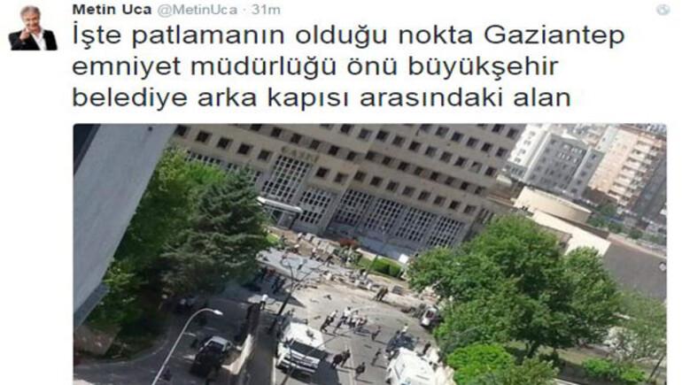 Gaziantep'teki saldırıyı ünlü gazeteci duyurdu! - Resim : 1