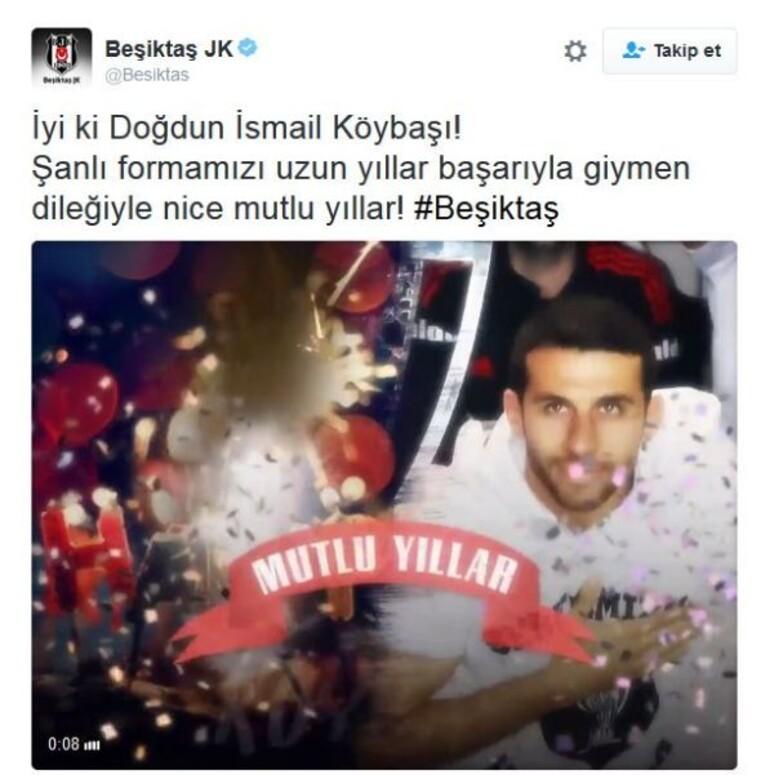 Beşiktaş İsmail Köybaşı paylaşımını sildi!