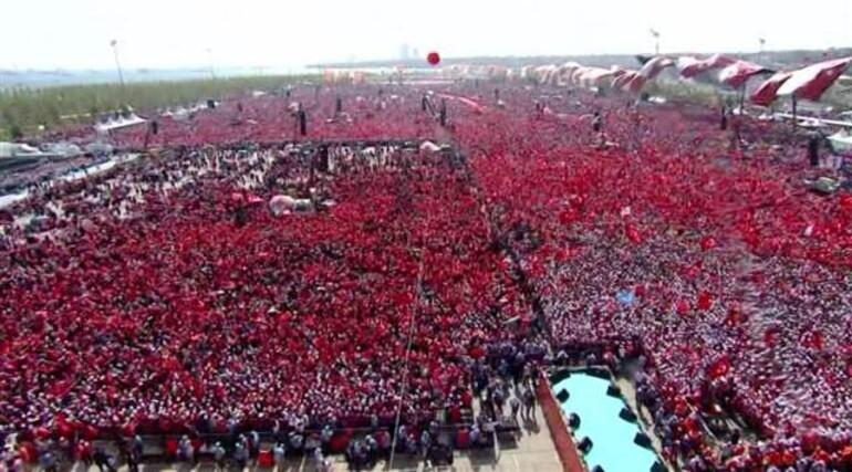 Yenikapı'daki mitinge kaç milyon kişi katıldı?