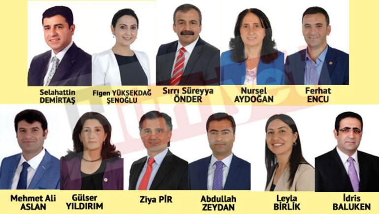 Son Dakika: Selahattin Demirtaş ve Figen Yüksekdağ ile birlikte 11 HDPli vekil gözaltına alındı