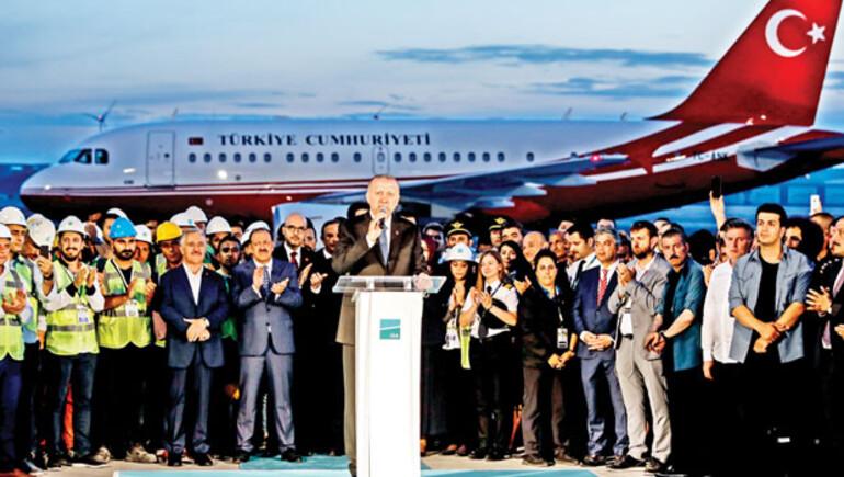 Üçüncü havalimanına ilk iniş Erdoğan'dan - Resim : 1