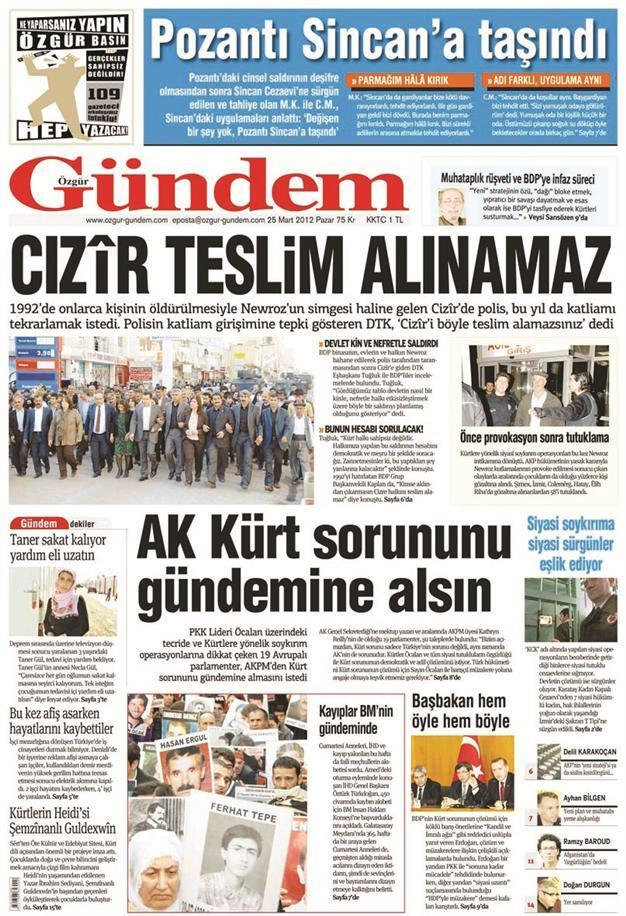 Newspaper banned for one month in Turkey - Türkiye News