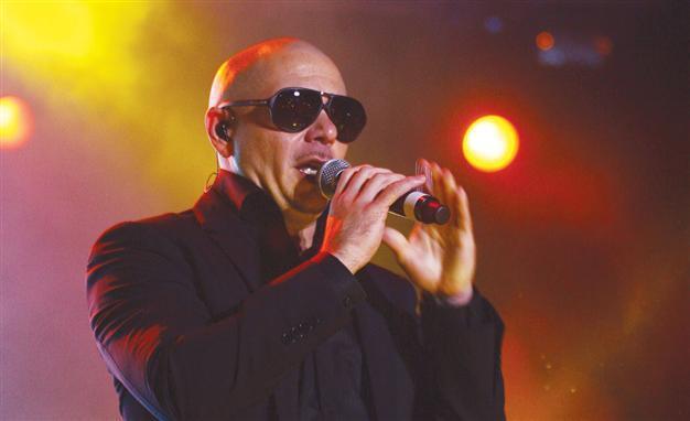 US rapper Pitbull shakes stage in Istanbul