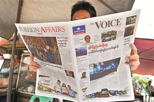 Daily Papers Transform Myanmar News Stands World News