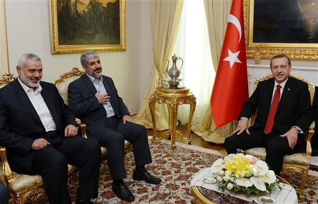 Turkish PM Erdoğan meets Hamas leader Meshal and Gaza PM Haniyeh ...