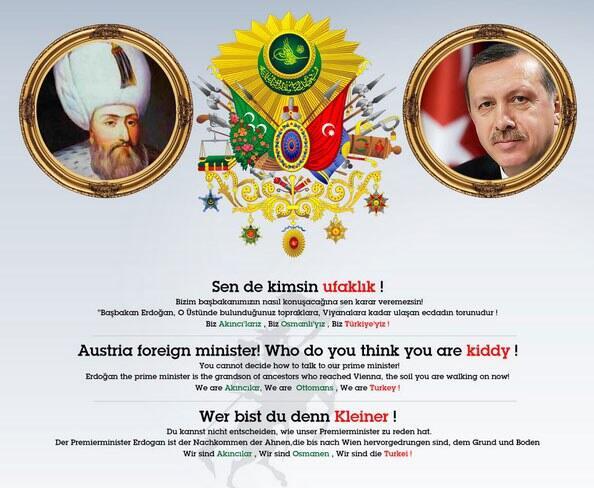 Austrian Fm S Website Hacked After Warning Turkish Pm Erdogan Turkey News