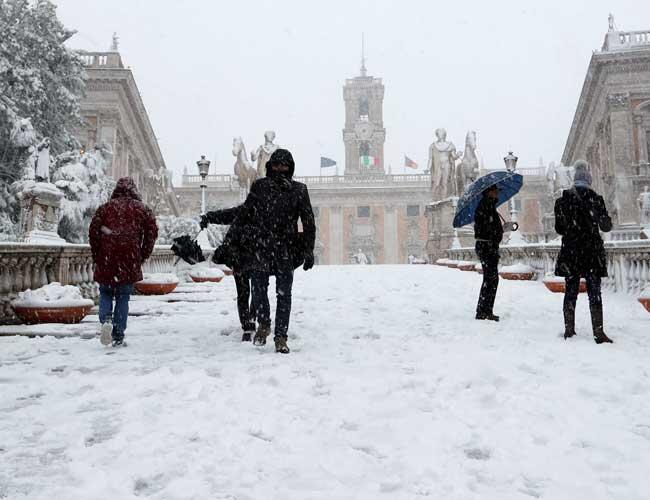 Beast From The East Brings Snow And Frosty Weather Across Europe World News