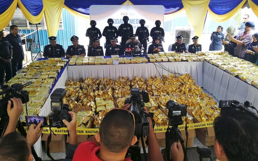 Malaysia Makes Record 1 2 Ton Seizure Of Crystal Meth World News