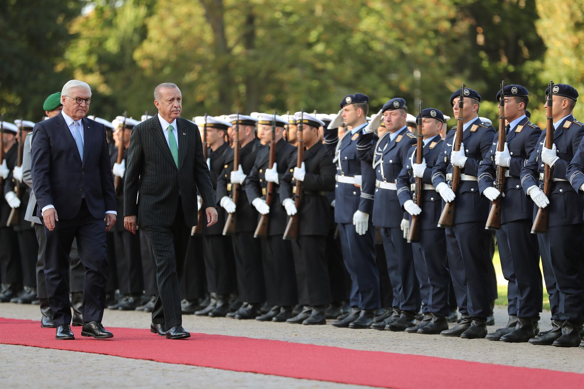 Turkish President Erdogan Received With Military Honors In Berlin Turkey News