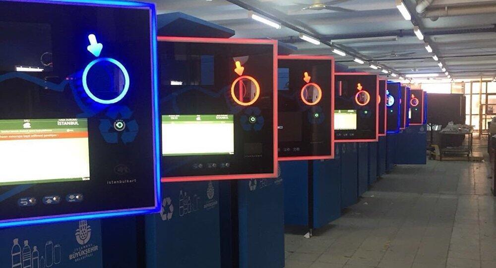 istanbul metro receives first reverse vending machine turkey news