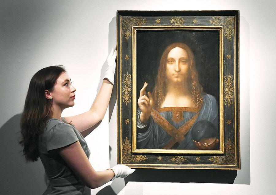 Salvator Mundi painting claimed to be a fake