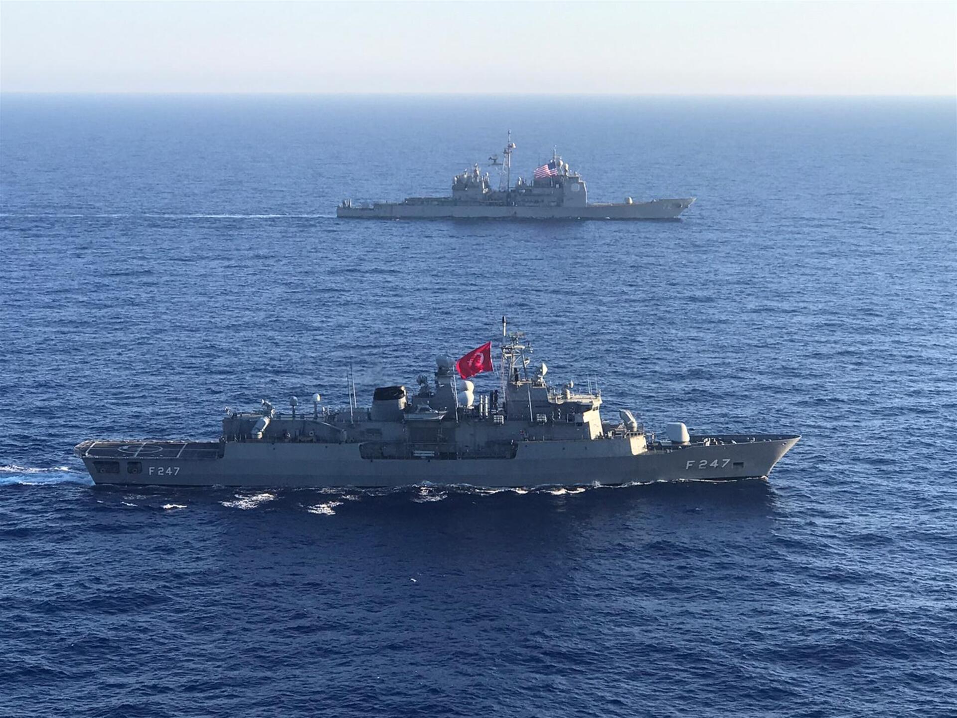 Turkish, US navies in joint exercise in east Med