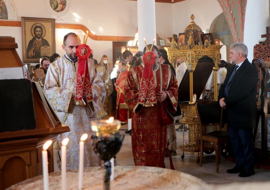 Коледна литургия бе отслужена в българската църква в граничния град