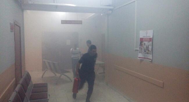 Fire erupts near election center in central Turkey