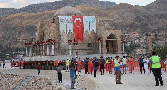 Turkey moves another historic building to save it from dam waters