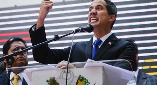 Venezuela’s Maduro blocks Guaido from office as the opposition scoffs