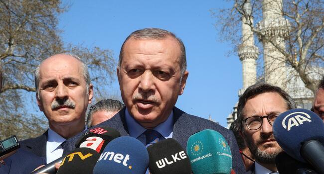 Erdoğan points to high election board for results