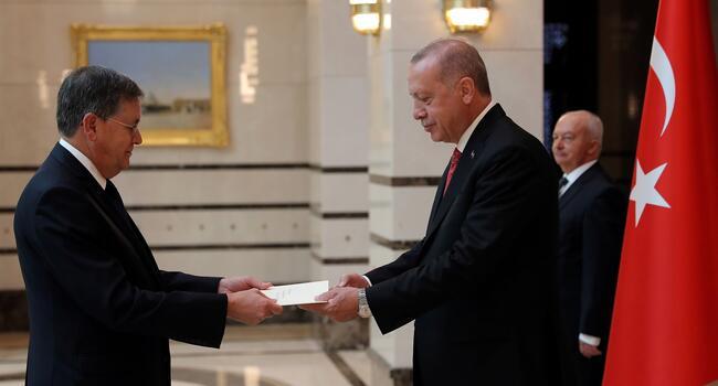 New US envoy presents credentials to President Erdoğan