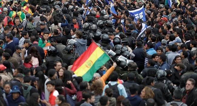 Riots erupt in Bolivia after Evo Morales victory