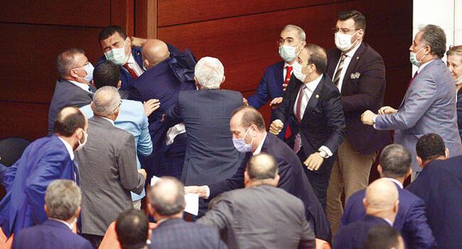 MPs scuffle in Turkish Parliament during voting of law on ‘night watchmen’