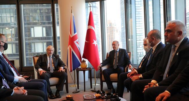 Erdoğan meets British premier, UN chief in New York