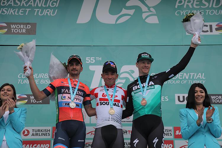 55 Cumhurbaşkanlığı Türkiye Bisiklet Turu 4 etabını Caleb Ewan kazandı