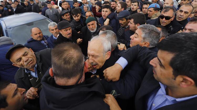 Son dakika Şehit cenazesinde Kılıçdaroğlu'na saldırı