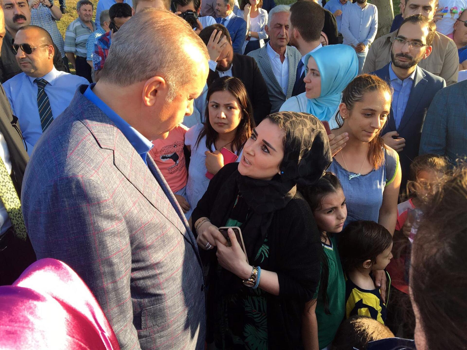 Cumhurbaşkanı Erdoğan Nakkaştepe Millet Bahçesi'ni gezdi