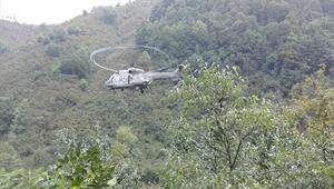 Milli Savunma Bakanlığı açıkladı: Terme'de selde mahsur kalan 17 kişi helikopterle tahliye edildi