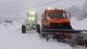 Tunceli - Erzincan karayolu kar nedeniyle TIR geçişine kapatıldı