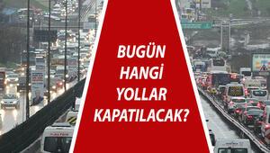İstanbul'da hangi yollar kapalı? 19 Ocak 2022 Çarşamba İstanbul'da trafiğe kapanacak yollar ve alternatif güzergahlar