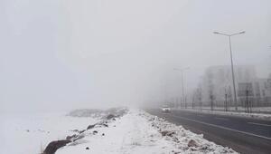 Kar yağışı sonrası sis Diyarbakır’ı esir aldı, uçak seferleri iptal oldu