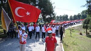 Osmaniye’de gençlik yürüyüşü ve gençlik bayrak koşusu