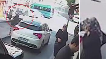 Üsküdar'da feci kaza kamerada! Yaşlı kadın metrelerce sürüklendi