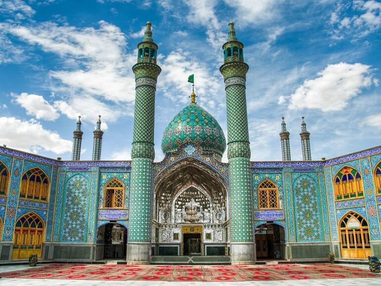 Açık hava müzesi mavi şehir İsfahan