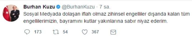AK Partili Burhan Kuzu’nun tweet’i sosyal medyayı salladı