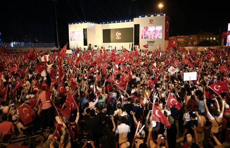 Cumhurbaşkanı Erdoğan 15 Temmuz Şehitler Köprüsünde konuştu: FETÖcülerin şuan daha iyi günleri