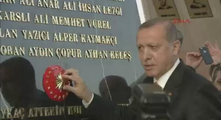 Şehitler Abidesinin açılışı yapıldı... Cumhurbaşkanı Erdoğandan flaş mesaj...