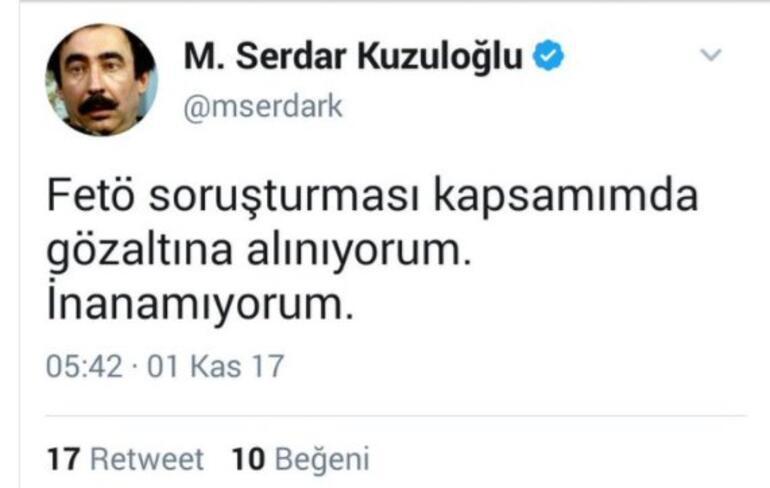 Son dakika... Serdar Kuzuloğlu gözaltına alındı