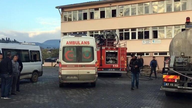 Okul kazanı patladı: Olay yerine çok sayıda ambulans sevk edildi