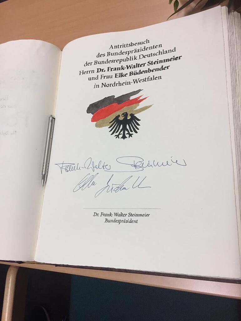 Alman Cumhurbaşkanı, Türk mağazasını ziyaret etti