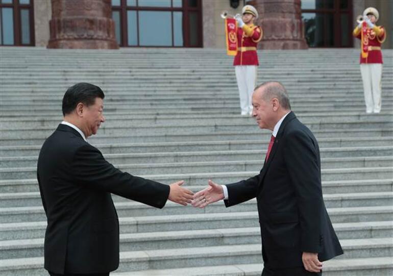 Cumhurbaşkanı Erdoğan, Çin’de resmi törenle karşılandı