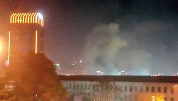Beşiktaşta patlamanın yaşandığı yerden ilk görüntüler