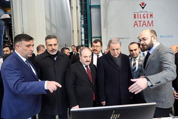 Bakanlar Hulusi Akar, Mustafa Varank ve MİT Başkanı Hakan Fidan'dan TÜBİTAK'a sürpriz ziyaret