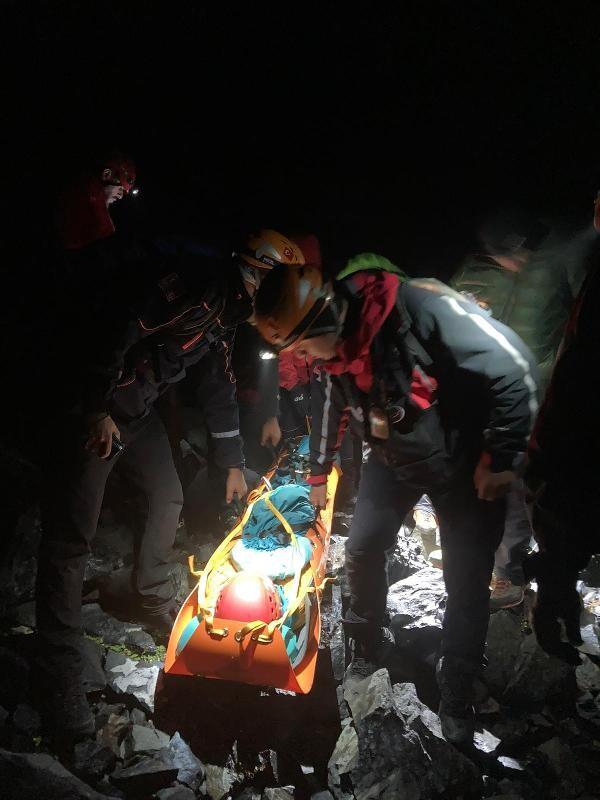 Rize'de Ukraynalı dağcılar için seferberlik! 33 saatlik operasyon