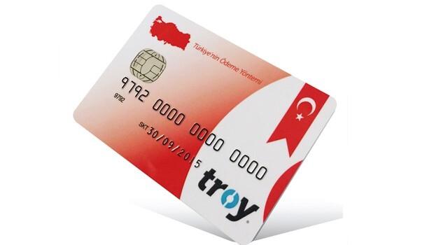 Yerli kredi kartı TROY kullanılmaya başlandı