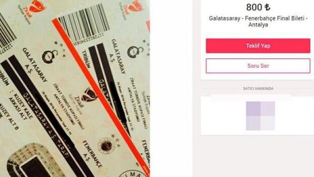 Galatasaray-Fenerbahçe derbi biletleri 10 katına karaborsada