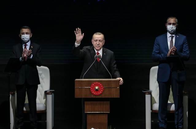 Son dakika... Cumhurbaşkanı Erdoğan: 'Hakkını söke söke alan bir ülke olarak devam edeceğiz'