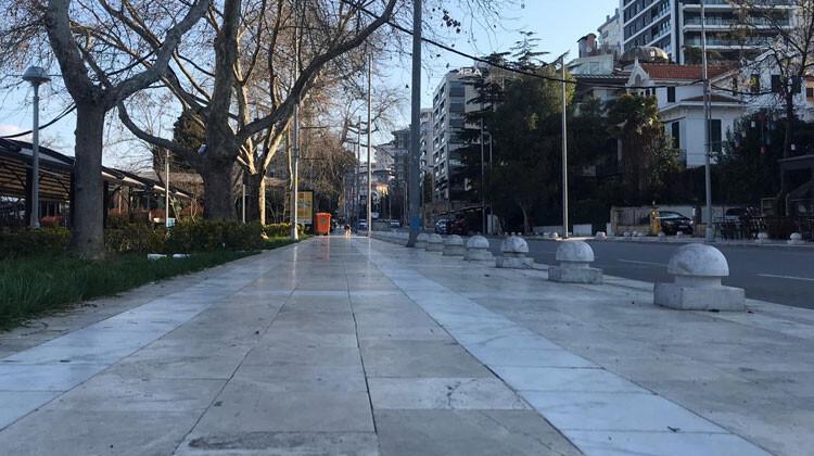 İstanbul'un lüks caddesi sessizliğe büründü!