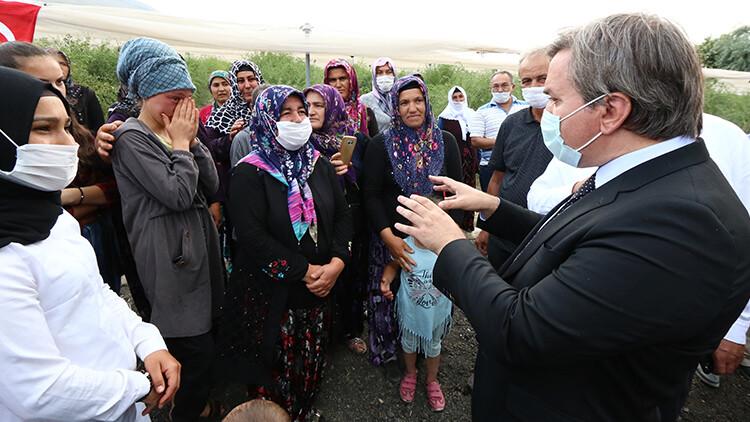 Aksaray'da duygulandıran diyalog! Ayşenur gözyaşlarını tutamadı